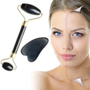 Rolinho de Pedra de Jade Massageador Facial