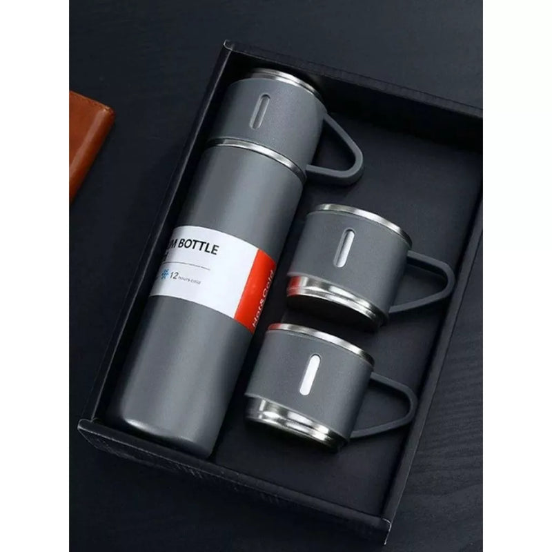 Kit Garrafa Térmica Inox