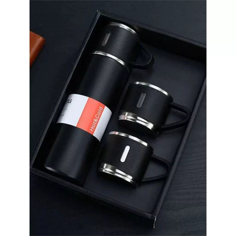 Kit Garrafa Térmica Inox