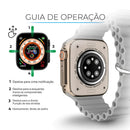 Smartwatch Ultra Bluetooth Monitor de Exercício Saúde