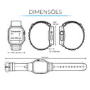 Smartwatch Ultra Bluetooth Monitor de Exercício Saúde