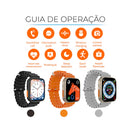 Smartwatch Ultra Bluetooth Monitor de Exercício Saúde