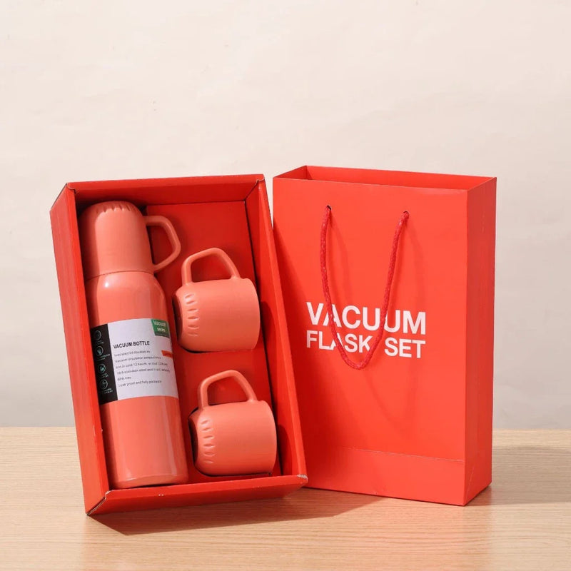 Kit Garrafa Térmica Inox