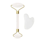 Rolinho de Pedra de Jade Massageador Facial